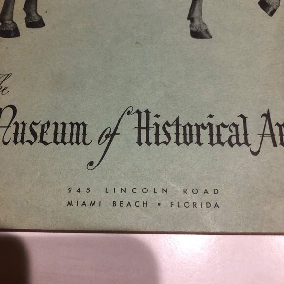 Vintage "The Museum Of Historical Arms" Booklet Miami Beach FL Ephemera Antique - Picture 4 of 16